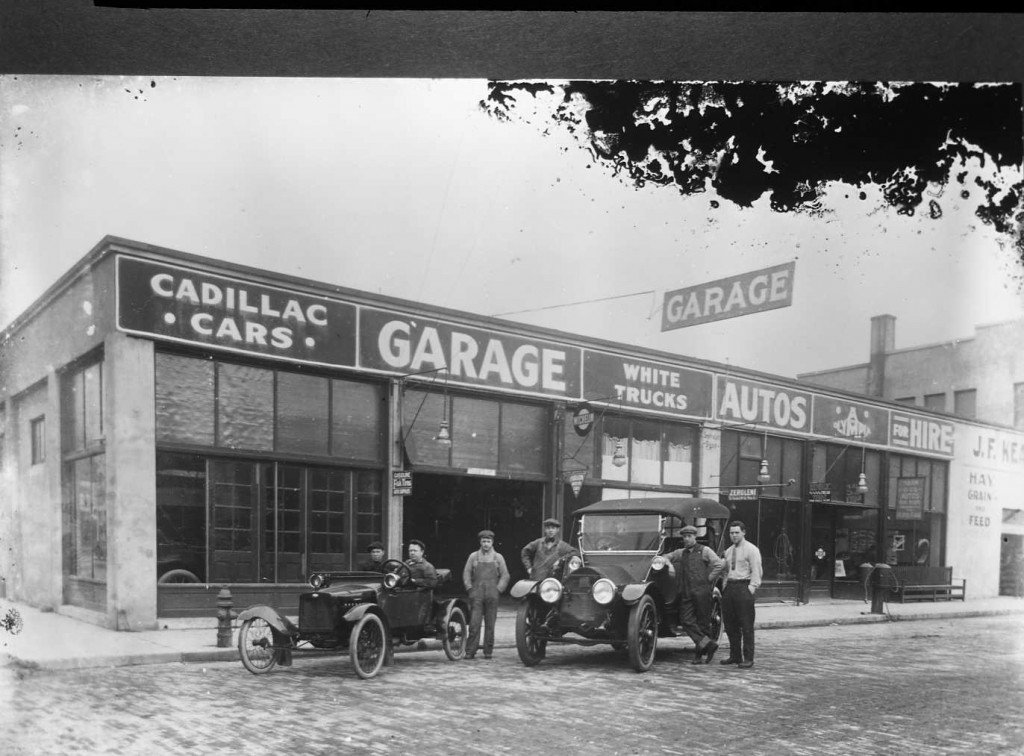 Cadillac Dealership 7/12/15 Olympia Historical Society and Bigelow