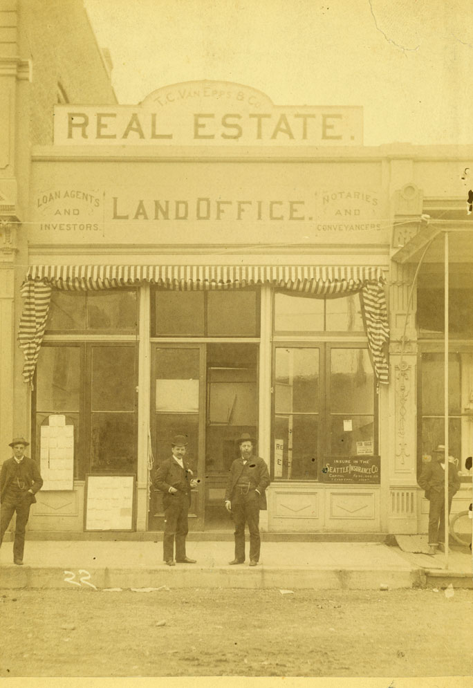 T.C. Van Epps Land Office 8/7/22 Olympia Historical Society and