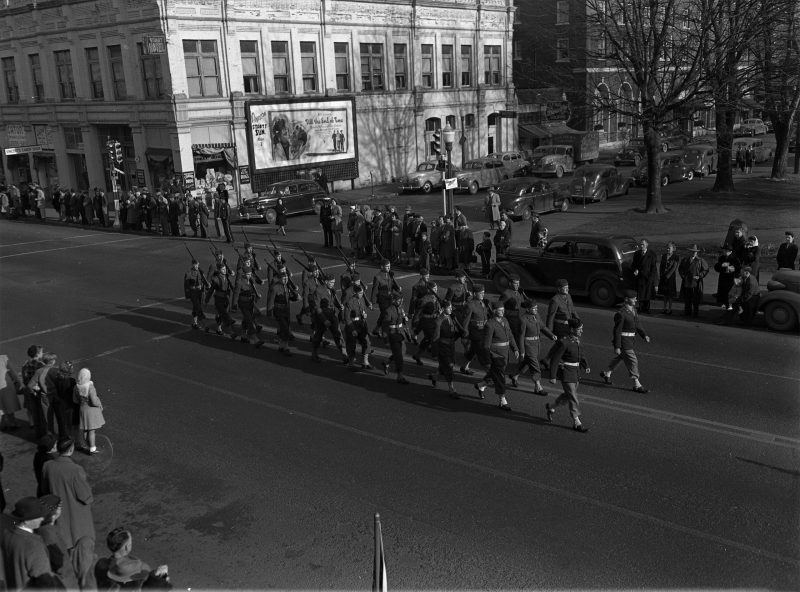 1946 Armistice Day Parade on Capitol Way