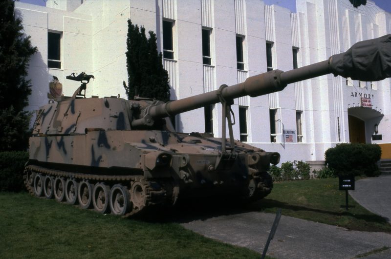 outside building tank
