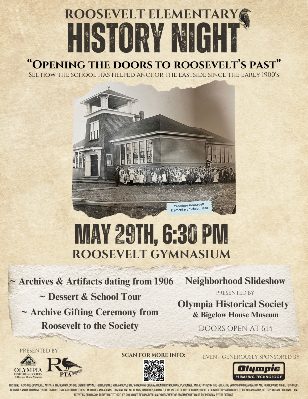 HISTORY NIGHT flyer